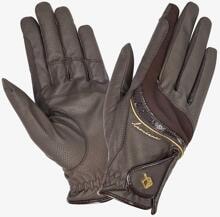 LeMieux Competition Reithandschuhe, brown, XS (6)