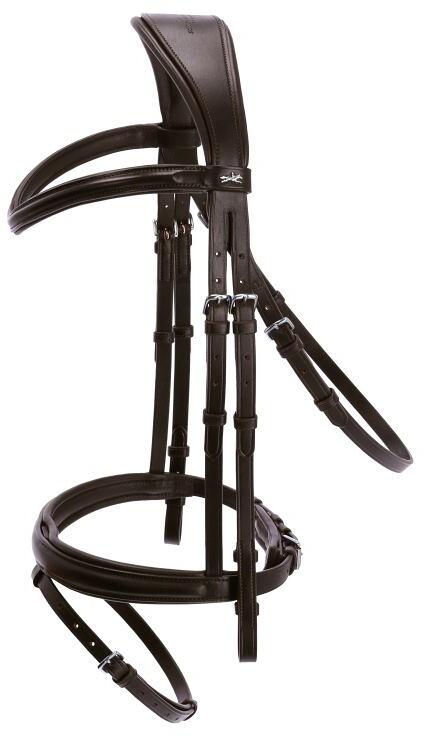 Schockemöhle SP Monza Trense, dark brown/silver, VB