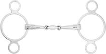 Punta Waldhausen a 3 anelli, doppia rottura, acciaio inox, anello 7cm, 16mm/13,5cm