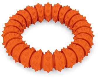 Karlie Ruffus Aqua Ring Hundespielzeug, Gummi, orange, 15cm