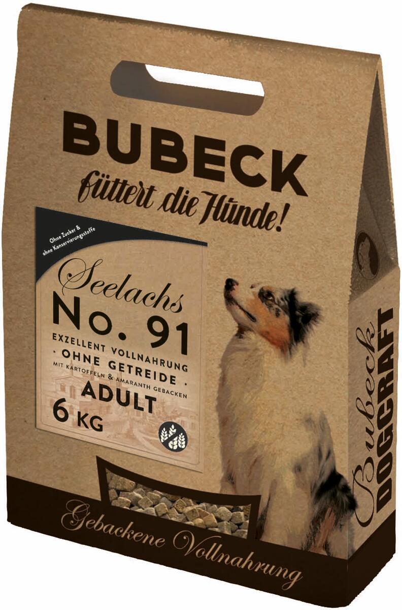 Bubeck Exzellent Nr. 91 Trockenfutter mit Seelachs & Kartoffeln, 6kg