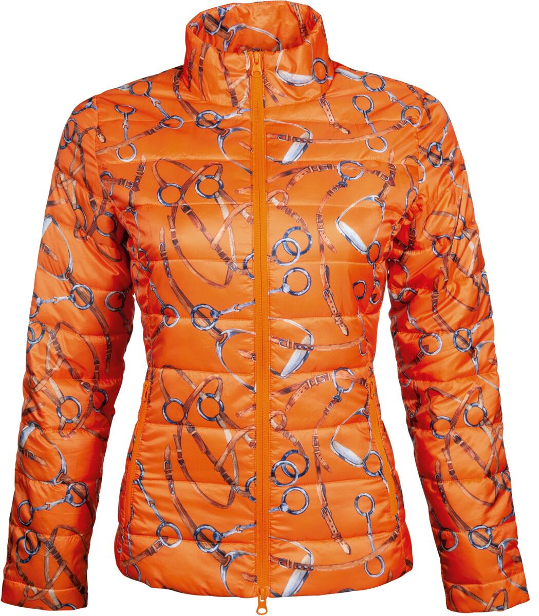 HKM Allure Steppjacke, orange, XS