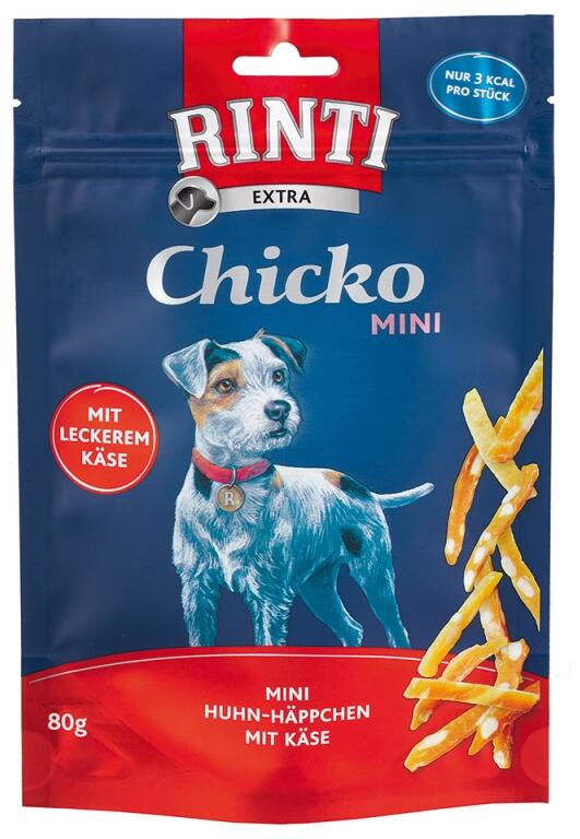 Rinti Chicko Mini | Huhn & Käse | 80g Hundesnack