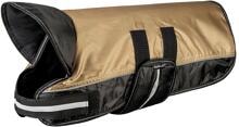 Knuffelwuff Hundemantel mit Kragen, reflektierend, 70cm, braun