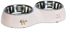 set di cibo per cuccioli beeztees Binky, plastica, rosa, 34 cm