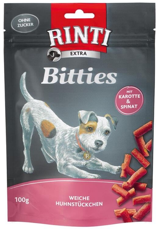 Rinti Bitties | Karotte & Spinat | 100g Hundesnack