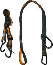 Kurgo Zip Line Sicherheitsgurt, schwarz/orange