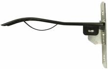 HKM Sattelhalter, Metall, klappbar, schwarz
