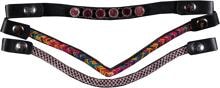 HKM Hobby Horsing browbands, set di 3, rosa