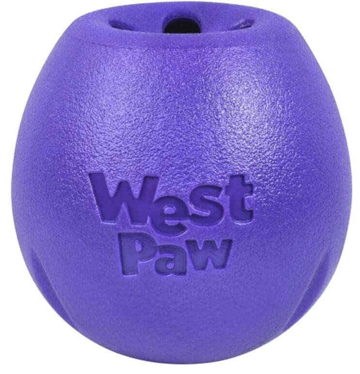WestPaw Echo Rumbl Hundespielzeug, lila, S, Ø8cm