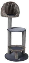 Karlie Rixy Outdoor Kratzbaum, grau, 56x56x129,5cm
