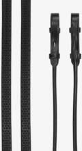 LeMieux Roll Reins, black/silver, Full