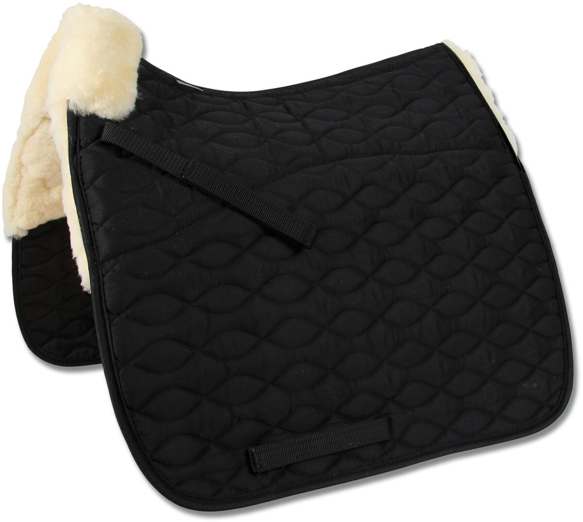 Waldhausen Mailand Lammfell Schabracke, schwarz, D