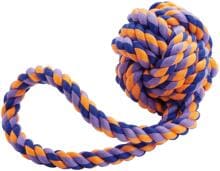 HUNTER Jena Hundespielzeug, Ball mit Handschlaufe, 7,5cm, 24cm