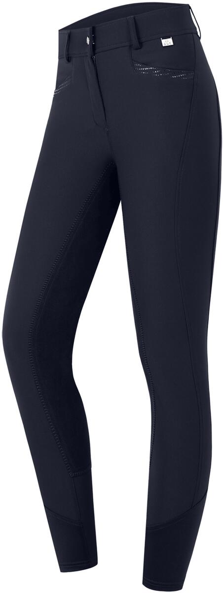 ELT Oktavia Curved High Waist Reithose, tiefblau, 36