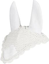 HKM fly bonnet, bianco/bianco, warmblood