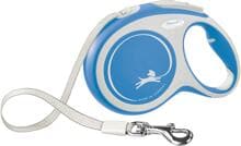 flexi New Comfort Rollleine Gurt, blau, 8m, L