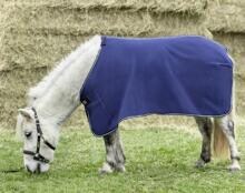 Tappeto in pile USG con profili a contrasto, navy, 105 cm