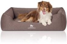 Knuffelwuff Leano orthopädisches Hundebett, 105x75cm, braun