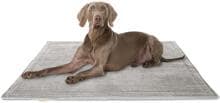 Knuffelwuff Timor Cord Hundedecke, 140x100cm, hellgrau