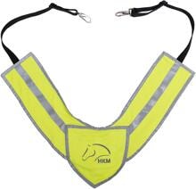 HKM Reflective breastplate, neon yellow