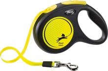 flexi Neon Rollleine, neongelb, 5m, M