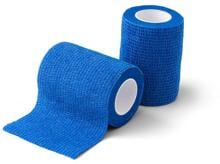 KRUUSE Vet-Flex Bandage, blau, 7,5cmx4,5m, 10 Stück