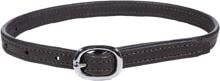 HKM Soft spur straps, leather, dark brown