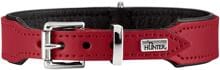 Collare HUNTER Basic, rosso/nero, XS-S, 37 cm