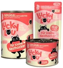 Lucky Lou Lifestage Kitten Nassfutter, Geflügel