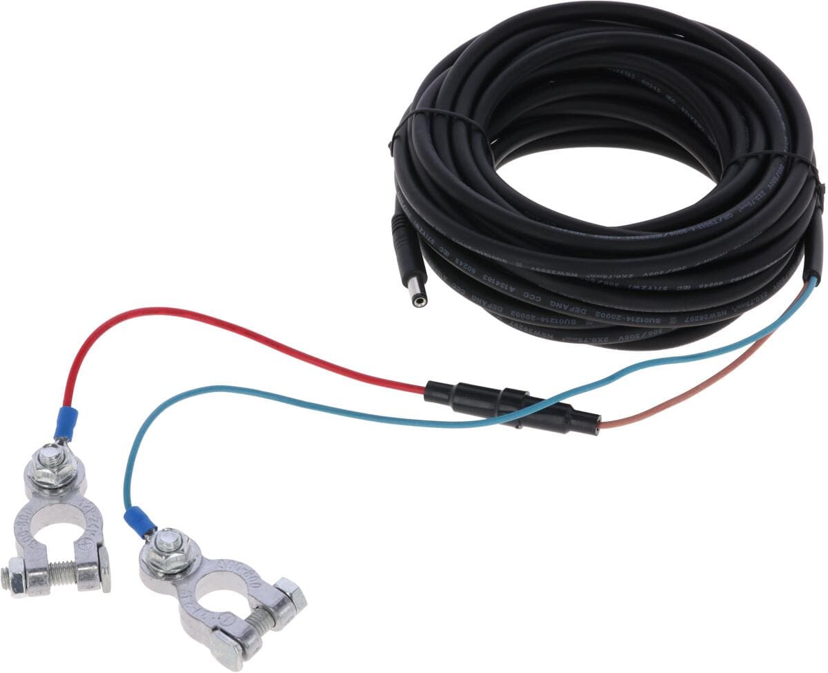 KERBL Hobbyfarming Batterieanschlusskabel für Solar-Set, 8m PetPoint Charly