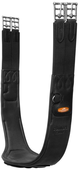 Schockemöhle Portland SP Sattelgurt, black/silver, 115cm