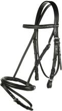 HKM Economic Snaffle, black, pony