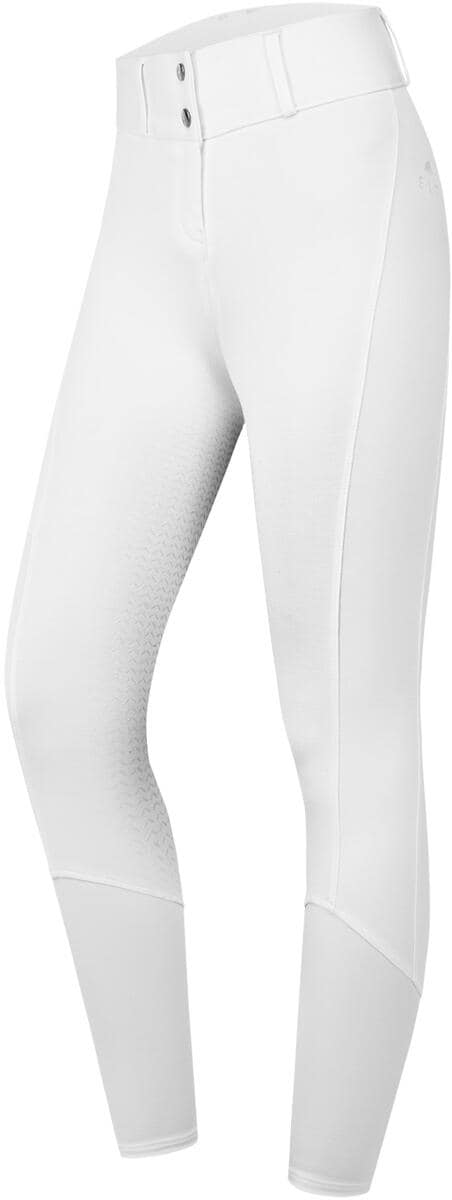 ELT Essential High Waist Silikon Reithose, weiß, 44