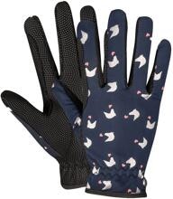Guanto da equitazione ELT Lucky Dora Kids, blu notte