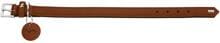 Collare HUNTER Larvik, cognac/nero, 60 cm