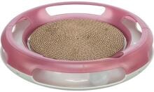 Trixie Catnip Race & Scratch Ball, plastica/cartone, ø37cm