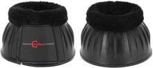 Covalliero Hufglocken mit Teddy Fleece, schwarz