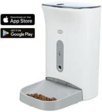 Trixie Futterautomat TX-C Smart Pro, 4,5L/24x38x19cm, weiß/grau