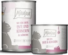 Cibo per gatti Mjamjam DUO con anatra e pollo