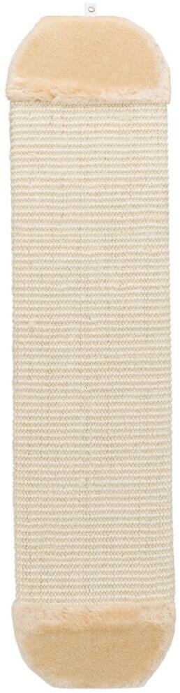 Trixie Kratzbrett XL, Sisalteppich/Plüsch, Katzenminze, natur/beige, 18x78cm