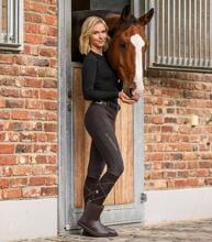 Leggings da equitazione ELT Rena Thermo, color espresso, taglia 44