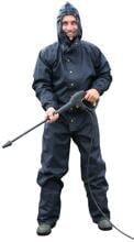 KERBL Wasch- und Reinigungsoverall mit Kapuze, Polyester