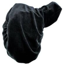 HKM polar fleece saddle cover, black
