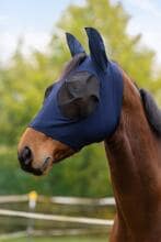 Covalliero FinoStretch Zipper fly mask, blue, Full