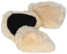 HKM Lammfellpads für Martingal, natur, 3er Set