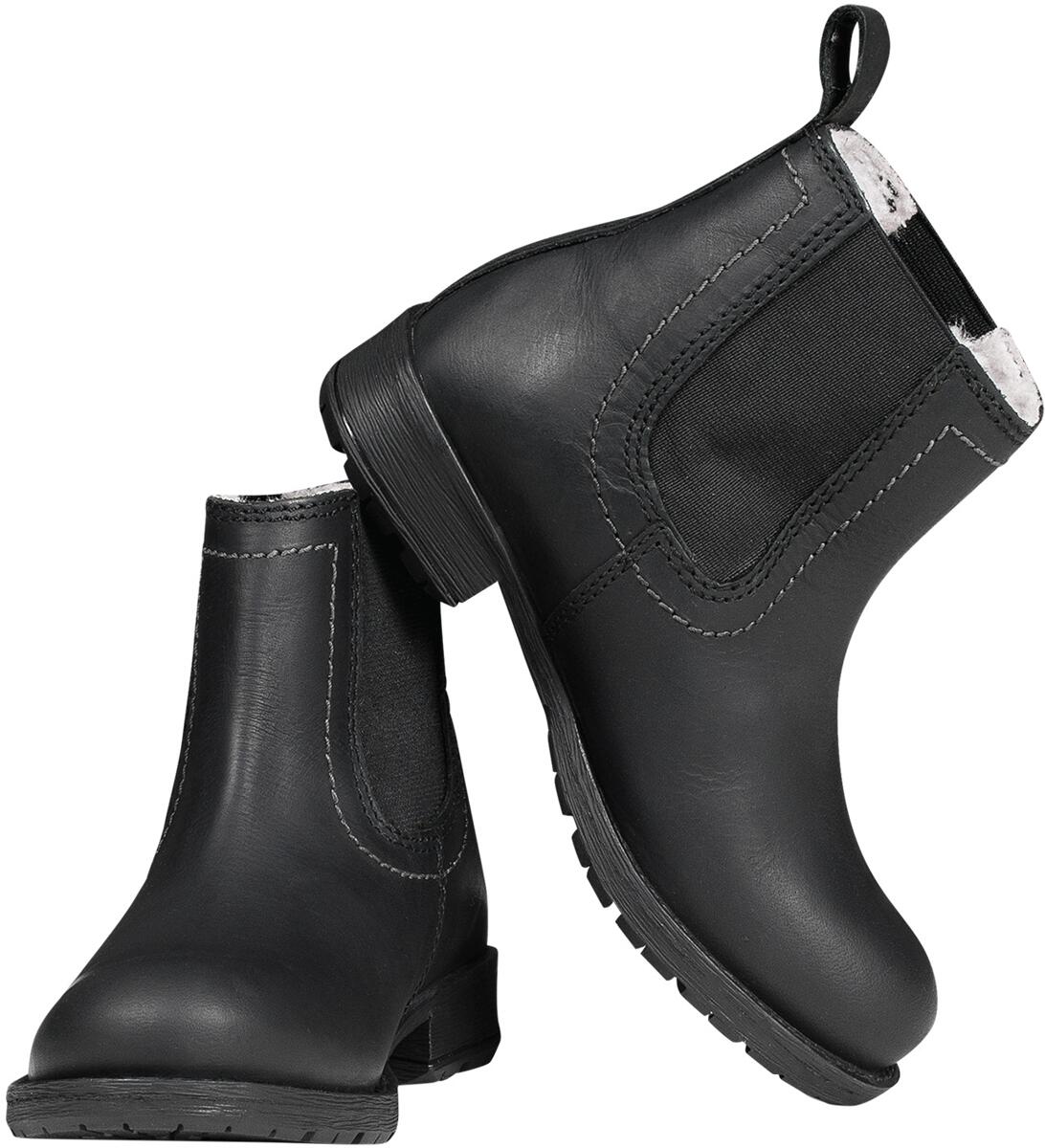 ELT Winter Kids Jodhpurstiefelette, schwarz/silber, 32