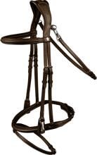 Briglia snaffle Waldhausen X-Line Work, marrone, pony