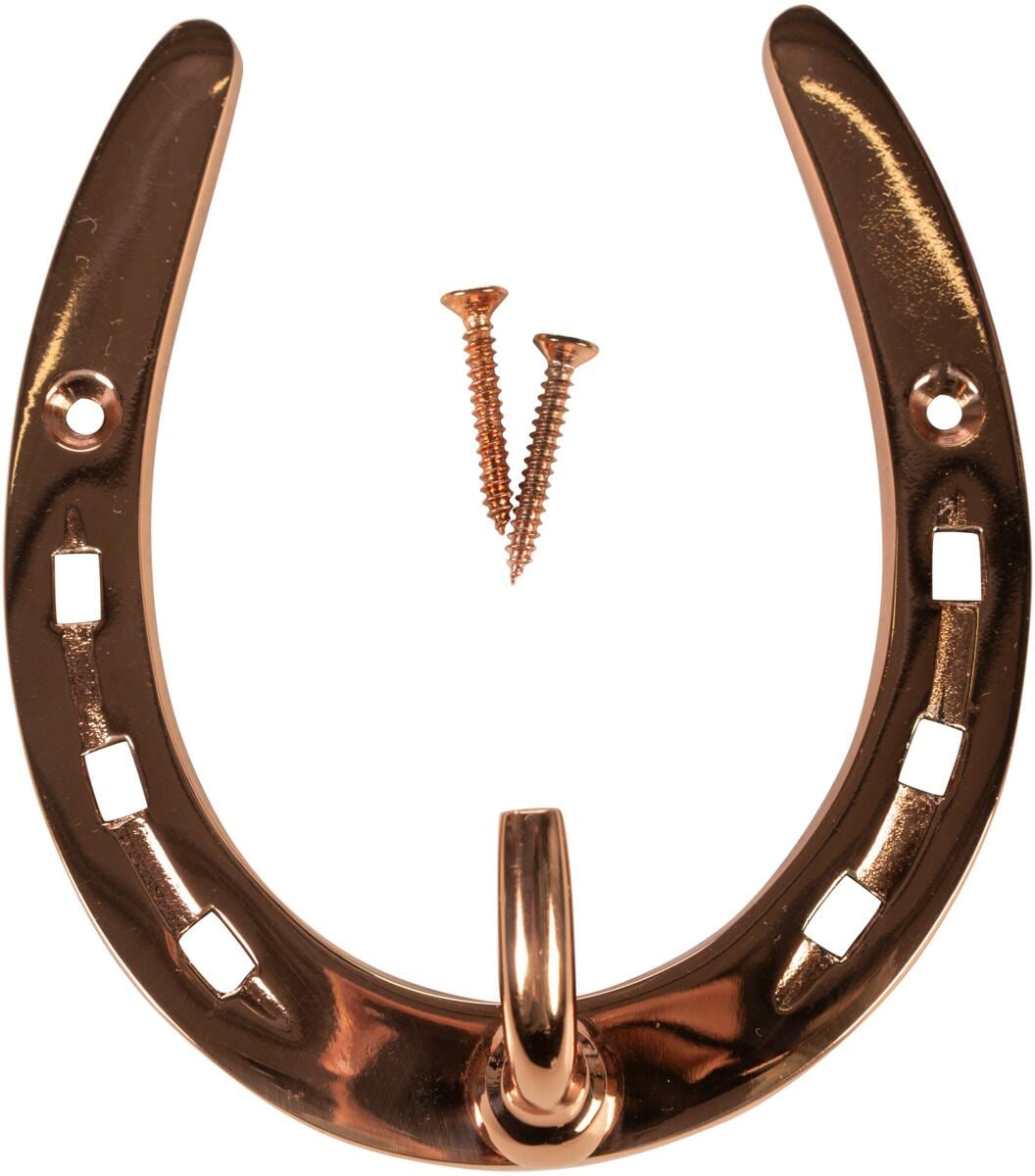 HKM Hufeisen Halterung, Messing, kupfer