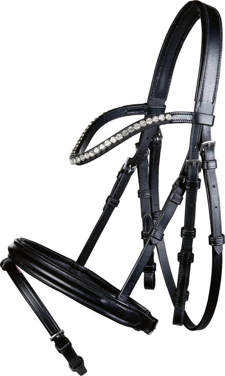 HKM Shetty Diamond Trense, schwarz, Shetty